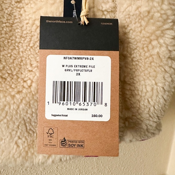 NWT The North Face Extreme Pile Full Zip Fleece Jacket - Picture 6 of 9